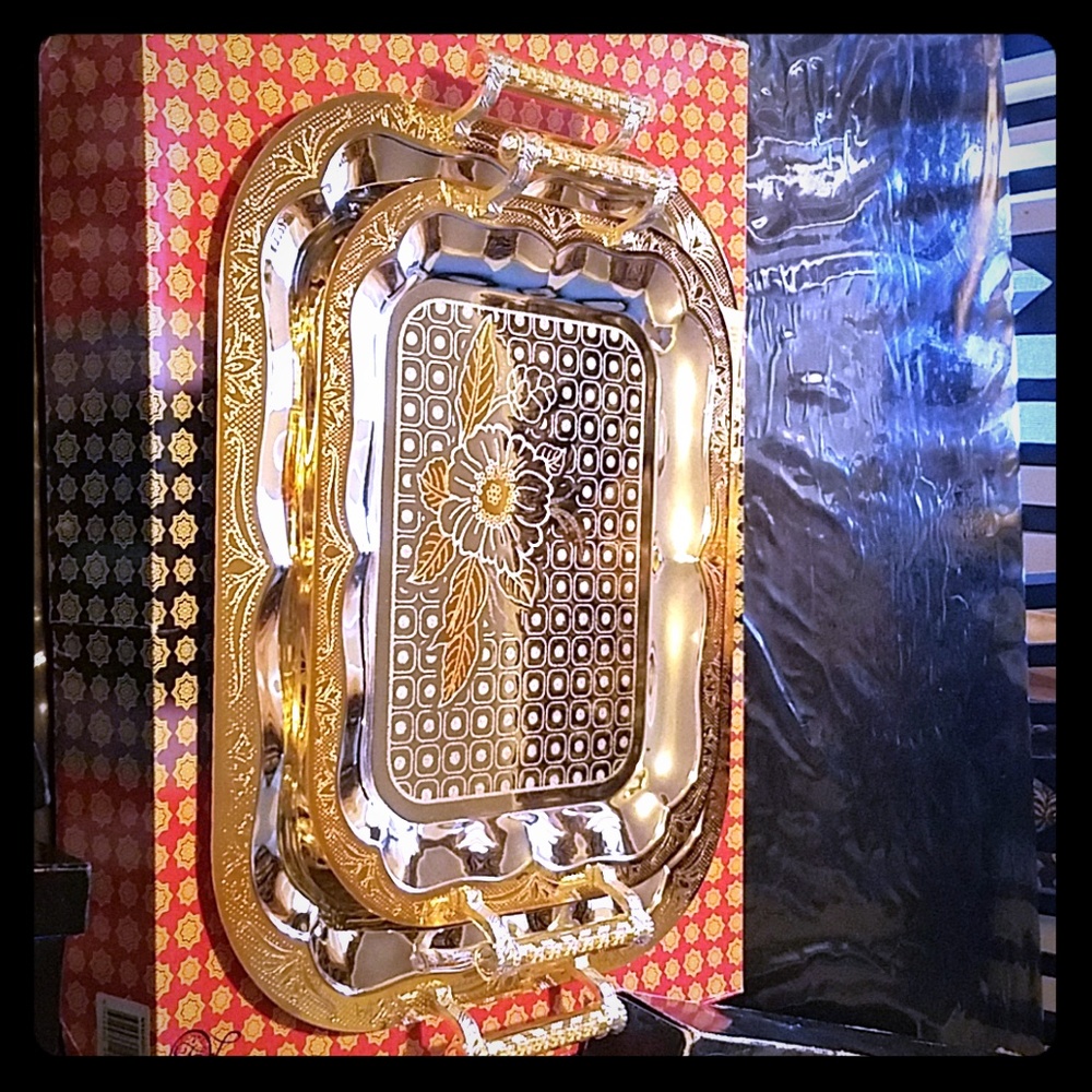 Silver tray